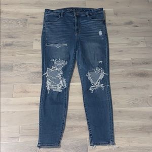 Size 14 American Eagle Ripped Jeggings